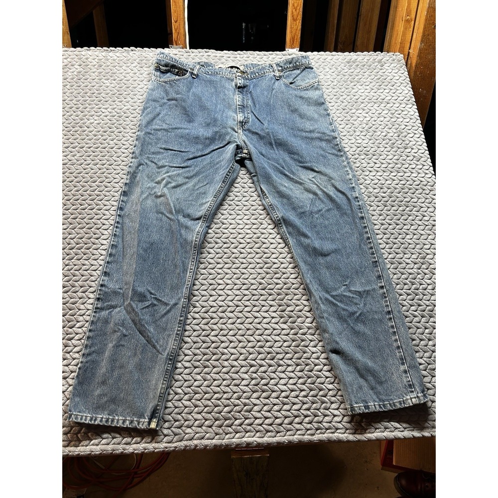Bailey's Regular Fit Jeans Men's 42x32 Blue Straight Leg 100% Cotton Denim